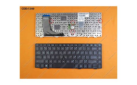 Teclado Hp Probook B Series Marco Bk Bk Frame Con