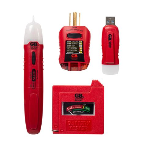 Gardner Bender Household Electrical Tester Kit 4 Piece GK 5 The