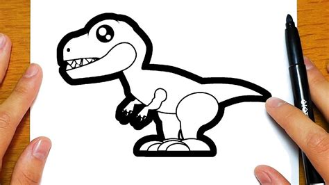 Comment Dessiner Un Dinosaure Dessins Faciles Youtube