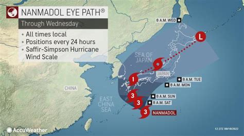 Japan Braces For Flooding Destructive Winds From Typhoon Nanmadol