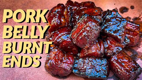 Pork Belly Burnt Ends Smoked Pork Belly Burnt Ends On A Pellet Grill Youtube