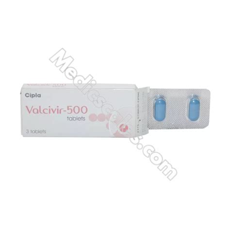 Valcivir 500 Mg Tablet Valacyclovir Valtrex 20 OFF