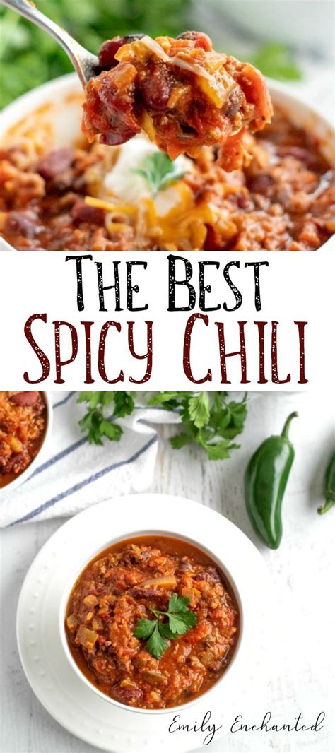 The Best Spicy Chili Recipe Artofit