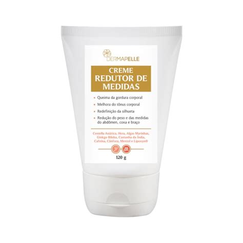 Creme Redutor De Medidas Funciona - Creme Redutor de Medidas 120g - Emagrecedor | Dermapelle