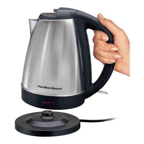 Hamilton Beach Electric Kettle 1 7 L Stainless Steel