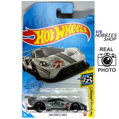STE8 Hot Wheels 2016 Ford GT Race 1 64 Scale Car Toys Shopee Malaysia