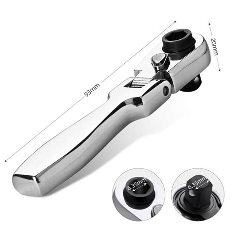 Small Ratchet Wrench Screwdriver Handle Socket Batch Head Quick Spanner