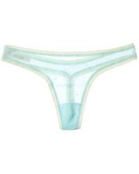 On Gossamer Sleek Micro Hip G Bikini In Blue Lyst