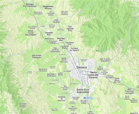 Mapa De Oaxaca De Juárez Oaxaca México Download Scientific Diagram
