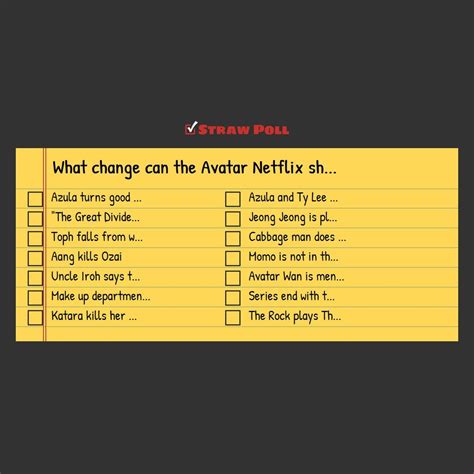 What change can the Netflix show do that would totally make this sub go ...