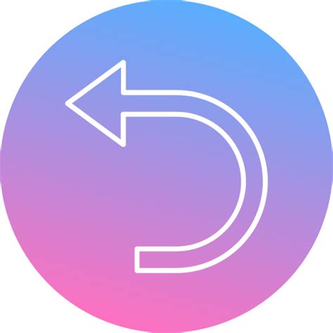 turn  generic flat gradient icon