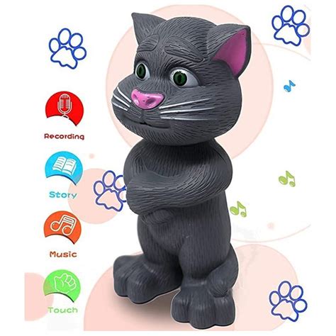 White Plastic Kids Talking Tom Toy For Schoolplay School Size