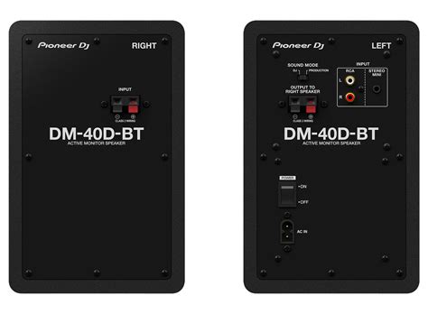 Pioneer Dj Dm D Bt Desktop Monitor System With Bluetooth Black