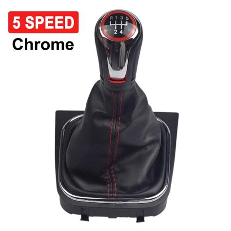 Speed Mt Gear Shift Knob Lever Stick Gaiter Boot Cover Collar For