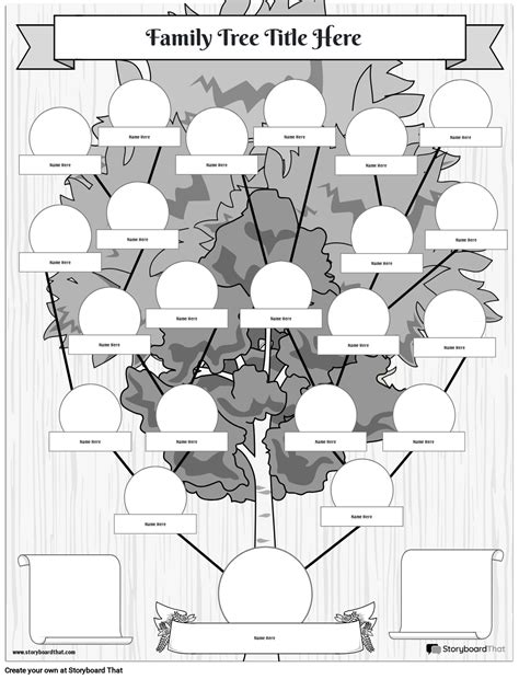 family tree maker  templates  storyboard