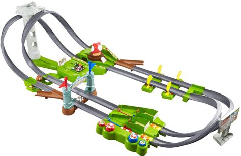 Customer Reviews Hot Wheels Mario Kart Circuit Track Set Gcp Best Buy