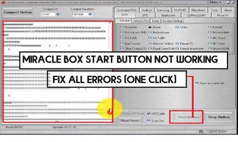 Miracle Box Crack Start Button Not Working Solution Fixer Tool