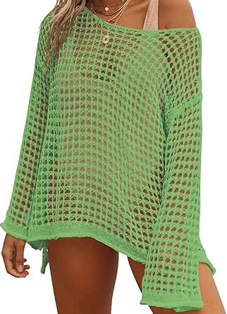 Bsubseach Crochet Corto Tops para Mujer Traje de baño Cubrir Bikini