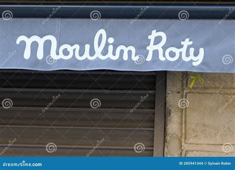 Moulin Roty Logo Brand And Text Sign Front Of Babies Store Of Kids