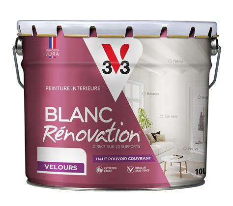 Peinture R Novation Blanc Velours L Bricomarch