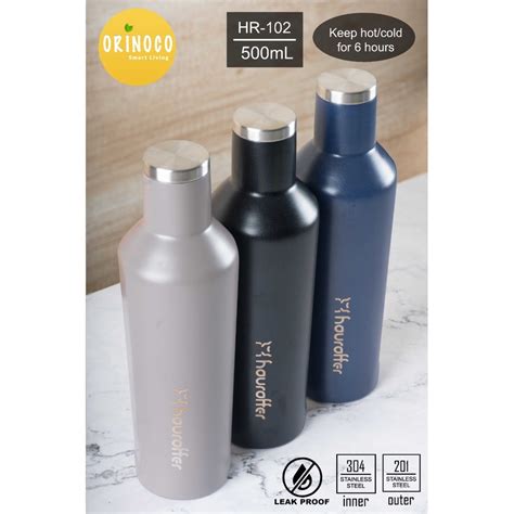 Jual Botol Minum Stainless Hr Tumbler Souvenir Hot Cold Vacuum Flask Bottle Ml Shopee