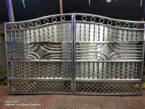 Modern Stainless Steel Main Gate For Home At Rs 800 Sq Ft In Singrauli