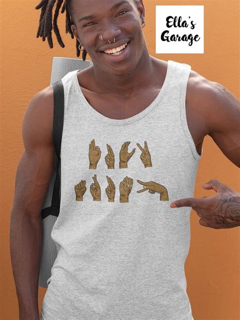 Anti Trump Top Fuck Trump Sign Language Tank F CK Trump Shirt 2024 Election Democrat Top