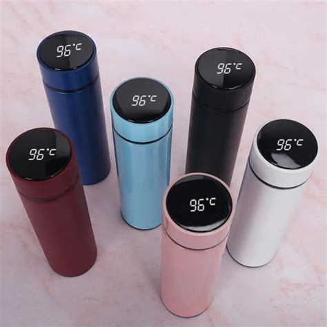 New Tumbler Custom Tumbler Led Suhu Termos Botol Air Minum