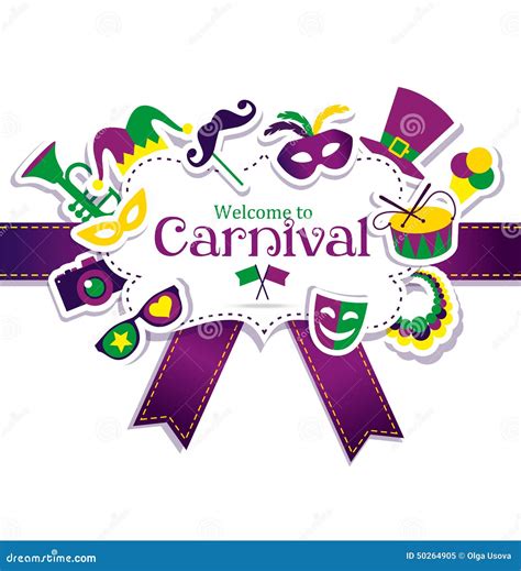 Carnival Frame Stock Vector Illustration Of Colorful 50264905
