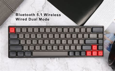 Epomaker Gk Xs Keys Hot Swap Rgb Bluetooth Wireless Wired