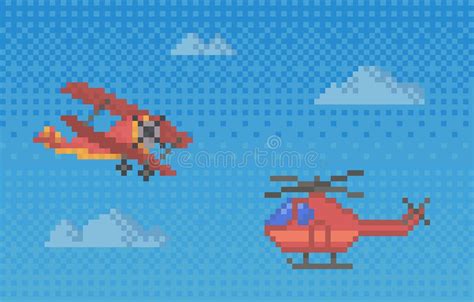 Sprite Helicopter Stock Illustrations 8 Sprite Helicopter Stock