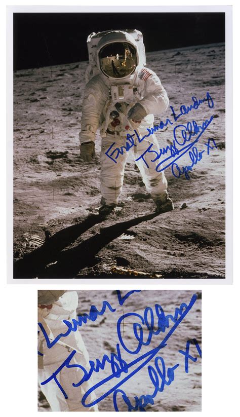 Lot Detail Buzz Aldrin Fantastic Signed X Photo Of The