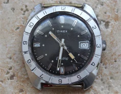 Ancienne Montre Homme Timex Electric Water Resistant Eur