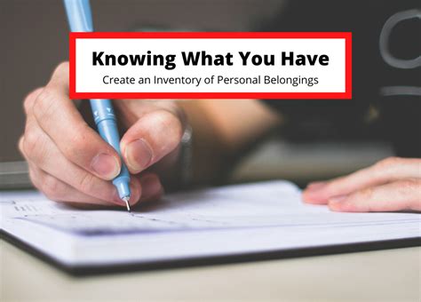 helping homeowners create  inventory  personal belongings lincoln