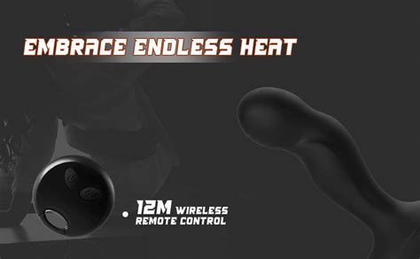Frequency Vibration Tongue Licking Heating Anal Plug Prostate Stimulator