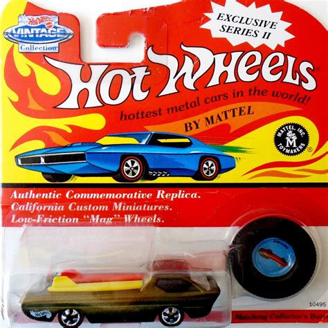 Hot Wheels 1968 Dodge DEORA NIP Hot Wheels 25 Anniversary Deora 10495 Collector Button Vintage