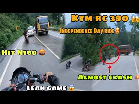 Car Hit N160 On Independence Day Ride Ktm Rc 390 Duke 390 Lean