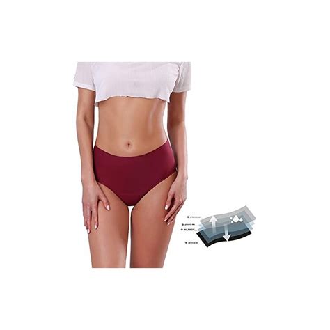 Fulidngzg Costume Assorbente Donna Mare Ciclo Ciclo Mestruale Vita Alta Slip Bikini Costume