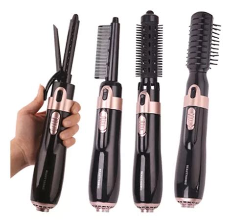 Electric Hot Air Comb Hair Air Hot Styling Set 4 In 1 Tool MercadoLibre