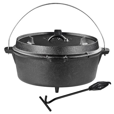 Feuertopf Marrakesch 12 Liter Dutch Oven Schmortopf Gusseisen Topf Bbq Grilltopf Bräter