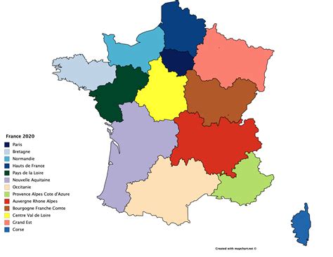 France Map Voyage Carte Plan