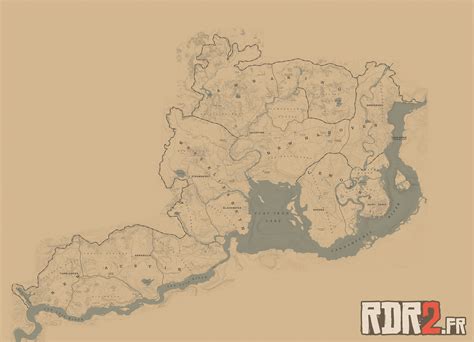 RDR 2 : Les cartes