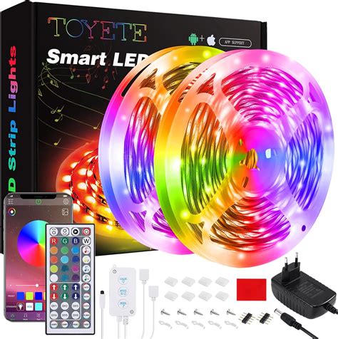 Toyete Ruban Led Led Ruban M Bande Lumineuse Led Rgb Smd V