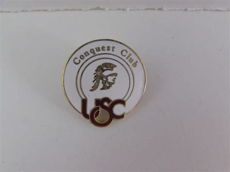 Usc Pin Usc Lapel Pin Vintage Usc Lapel Pin College Etsy