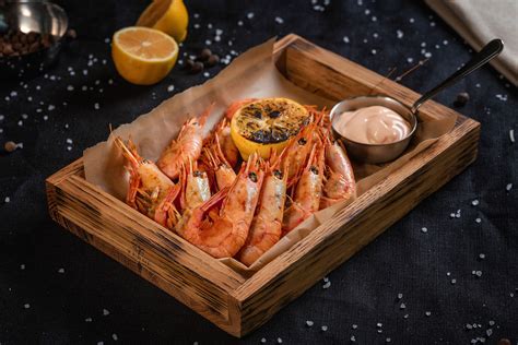 Копченые магаданские креветки - Ресторан Verde