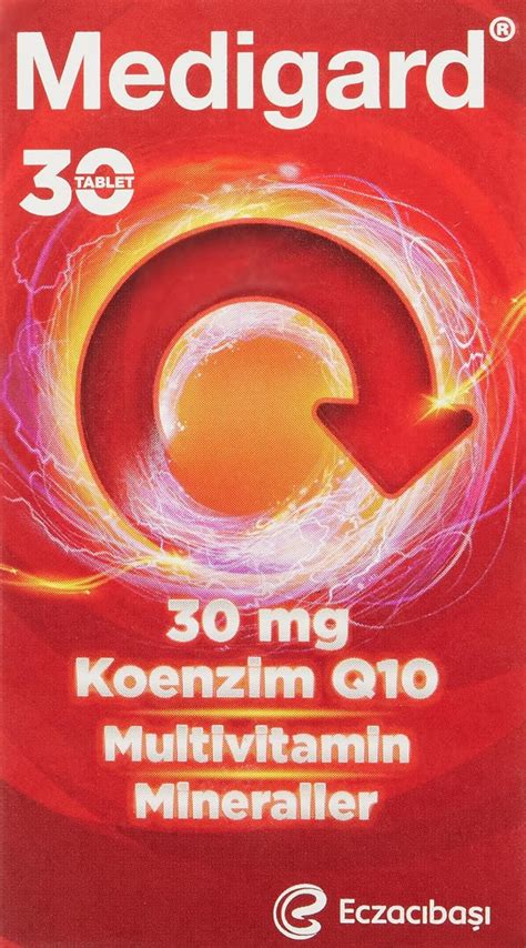 Medigard 30 mg Koenzim Q10 & Multivitamin & Minareller 30 tablet ...