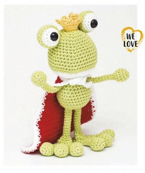 Принц лягушонок, схема вязания крючком №23804