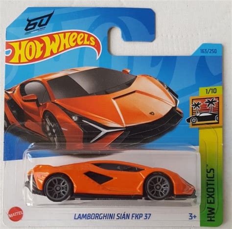 Hot Wheels Lamborghini Sian FKP Orange HW Exotics Perfect Birthday Gift Miniature Collectable