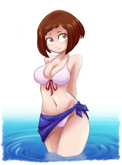 Uraraka Bikini By Ambris On Deviantart