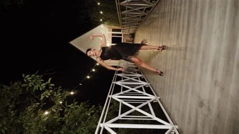 Woman Dancing Latina Dance Alone On The Stock Video Pond5